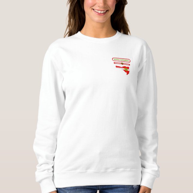 CAMISETA MAPA DE SANTA CATARINA. SAMER BRASIL (Frente)
