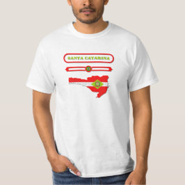 CAMISETA MAPA DE SANTA CATARINA. SAMER BRASIL