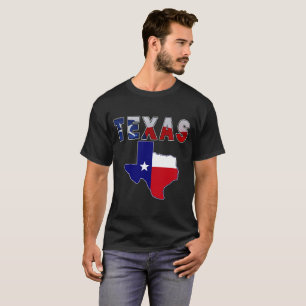 Camiseta Mapa de Sinalizador com Texas