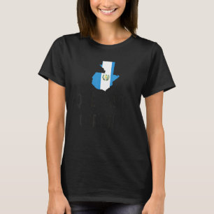 Camiseta Mapa de Sinalizador da Guatemala Capela da Guatema