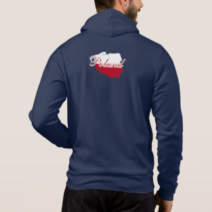 Camiseta Mapa de Sinalizador de Polônia Moderno Simples Sou
