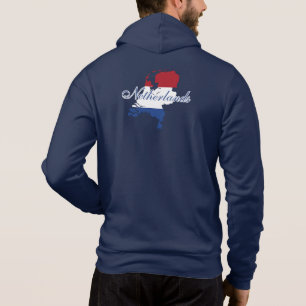 Camiseta Mapa de Sinalizador Holandês Souvenir Moderno, Fun