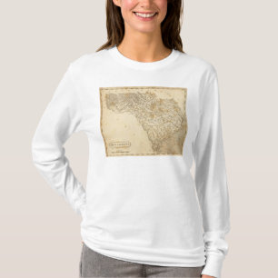 Camiseta Mapa de South Carolina por Arrowsmith