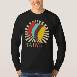 Camiseta Mapa de Taipei Taiwan Chinês Taiwanês País Grátis
