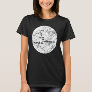 Camiseta Mapa de Techno de Sintetizador