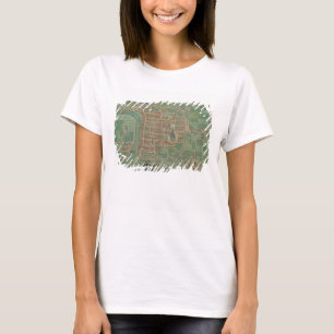 Camiseta Mapa de Trento, de "Civitates Orbis Terrarum"