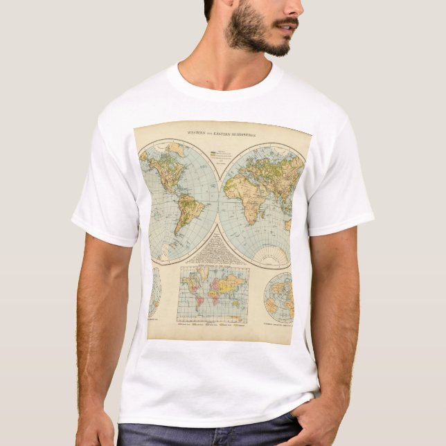 Camiseta Mapa de Velho Mundo 32 (Frente)