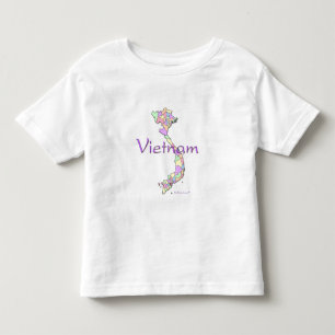 Camiseta Mapa de Vietnam