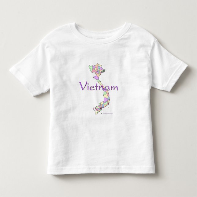 Camiseta Mapa de Vietnam (Frente)