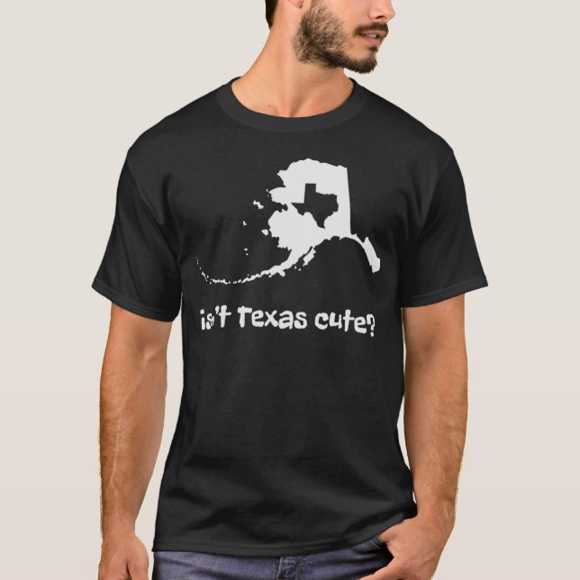 Camiseta Mapa do Alasca - Isnt Texas Cute Funny Design (Frente)