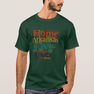 Camiseta Mapa do Arkansas é Lar