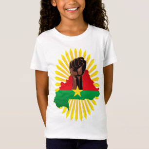 Camiseta Mapa do Burkina Faso, Bandeira e Resistência à Rev