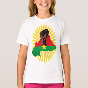 Camiseta Mapa do Burkina Faso, Bandeira e Resistência à Rev