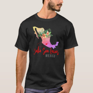Camiseta Mapa do Cabo San Lucas que corresponde às garotas 