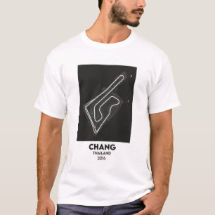 Camiseta Mapa do circuito MotoGP da Tailândia