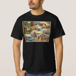 Camiseta Mapa do Clima de Santa Cruz – Impressão Artística