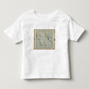 Camiseta Mapa do Condado de Floyd, estado de Iowa