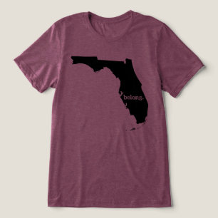Camiseta Mapa do Estado da Flórida Belong