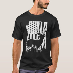 Camiseta Mapa do Estado de Caça à Elk arizona - Patrio Amer