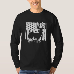 Camiseta Mapa do Estado de Caça ao Alce de Wyoming Bandeira