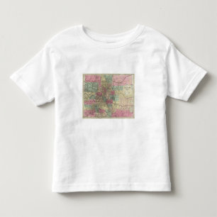 Camiseta Mapa do estado de Colorado