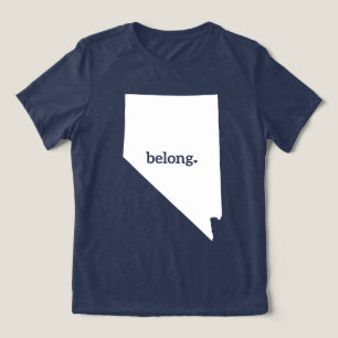 Camiseta Mapa do Estado de Nevada Belong