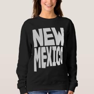 Camiseta Mapa do Estado de Origem Patriótico do Novo México