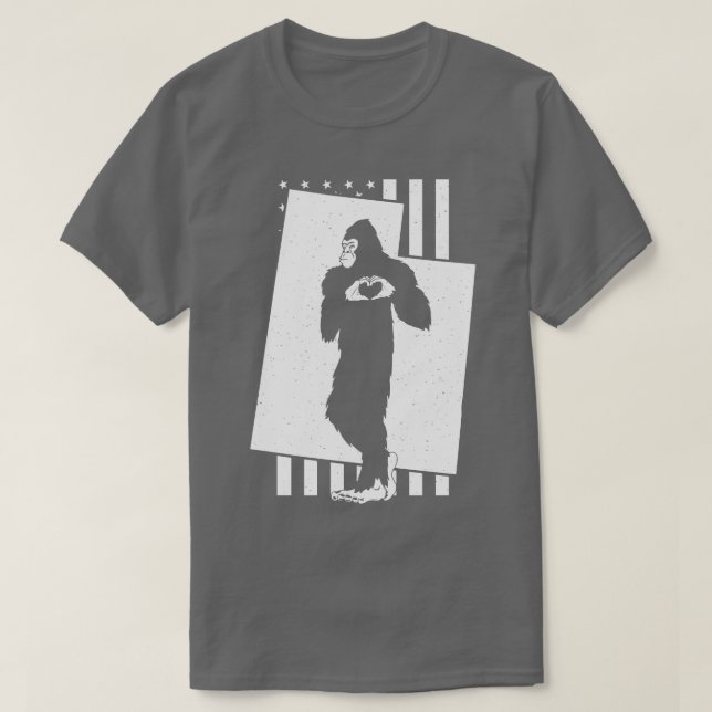 Camiseta Mapa do Estado de Utah (Frente do Design)