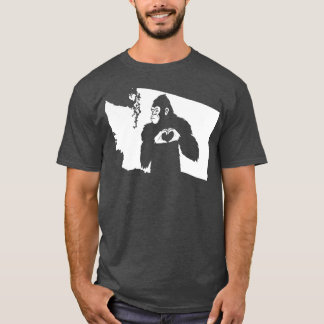 Camiseta Mapa do Estado de Washington