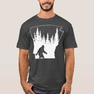Camiseta Mapa do Estado do Arkansas