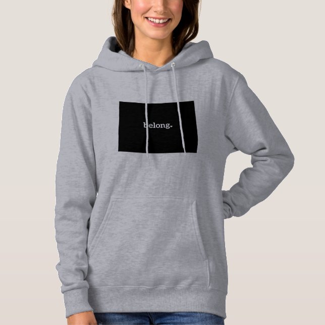 Camiseta Mapa do Estado do Colorado Belong (Frente)
