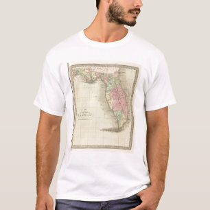 Camiseta Mapa do estado do Flórida