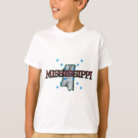 Mapa do Estado do Mississippi