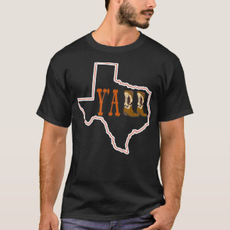 Camiseta Mapa do Estado do Texas Cowboy Boots Souther