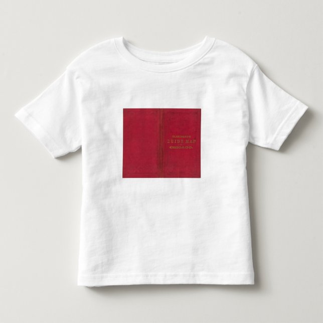Camiseta Mapa do guia de Blanchard de Chicago 2 (Frente)