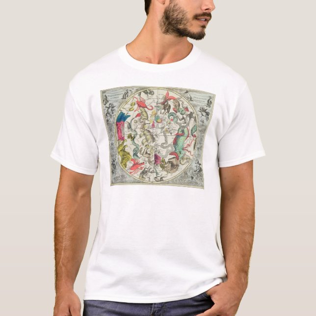 Camiseta Mapa do hemisfério sul (Frente)