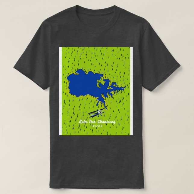 Camiseta Mapa do Lago DerChantecoq (Frente do Design)