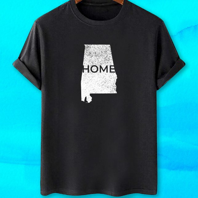 Camiseta Mapa do Lar do Alabama (Criador carregado)