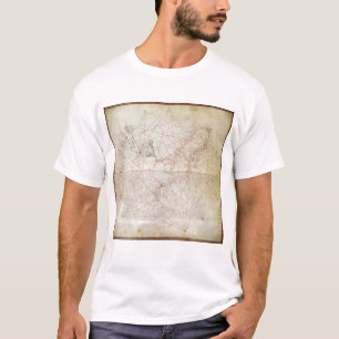 Camiseta Mapa do mar de adriático