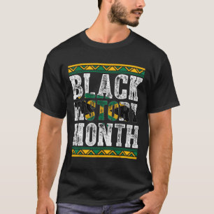 Camiseta Mapa do Mês da História Negra da Jamaica Bandeira