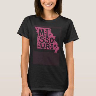 Camiseta Mapa do Missouri nos EUA