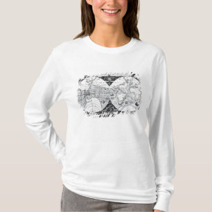 Camiseta Mapa do mundo