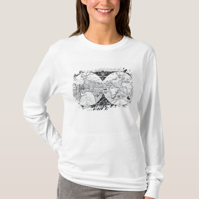 Camiseta Mapa do mundo (Frente)