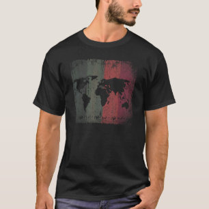 Camiseta Mapa do Mundo Retroativo 1