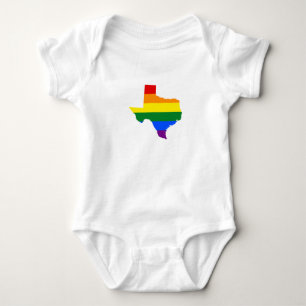 Camiseta Mapa do orgulho de LGBT de Texas