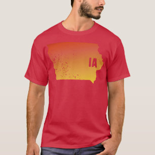 Camiseta Mapa do Orgulho Estadual norte-americano de Cartas