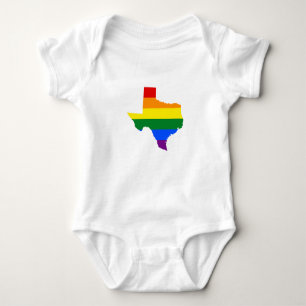 Camiseta Mapa do orgulho LGBT do Texas