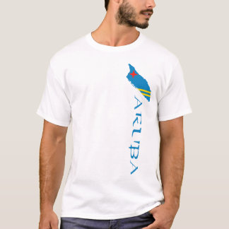 Camiseta Mapa do País Aruba Bandeira