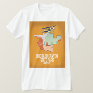 Camiseta mapa do Parque Estadual do Canyon Eldorado