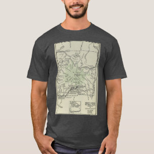 Camiseta Mapa do Parque Nacional do Monte Rainier, 1919